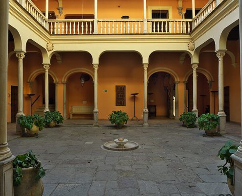 Vista interior del Palacio de los Córdova
